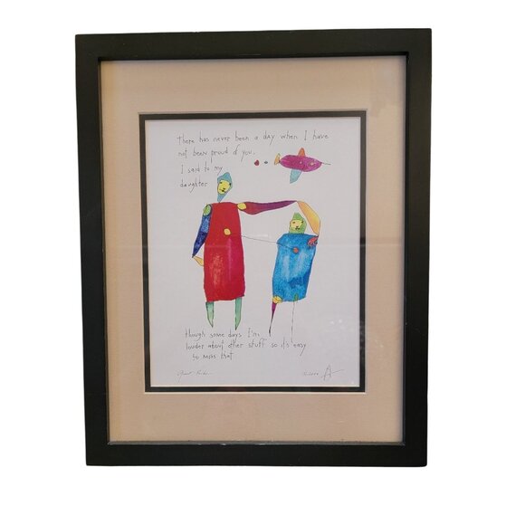 Brian Andreas Framed Print "Quiet Pride" Signed Art - Picture 1 of 4